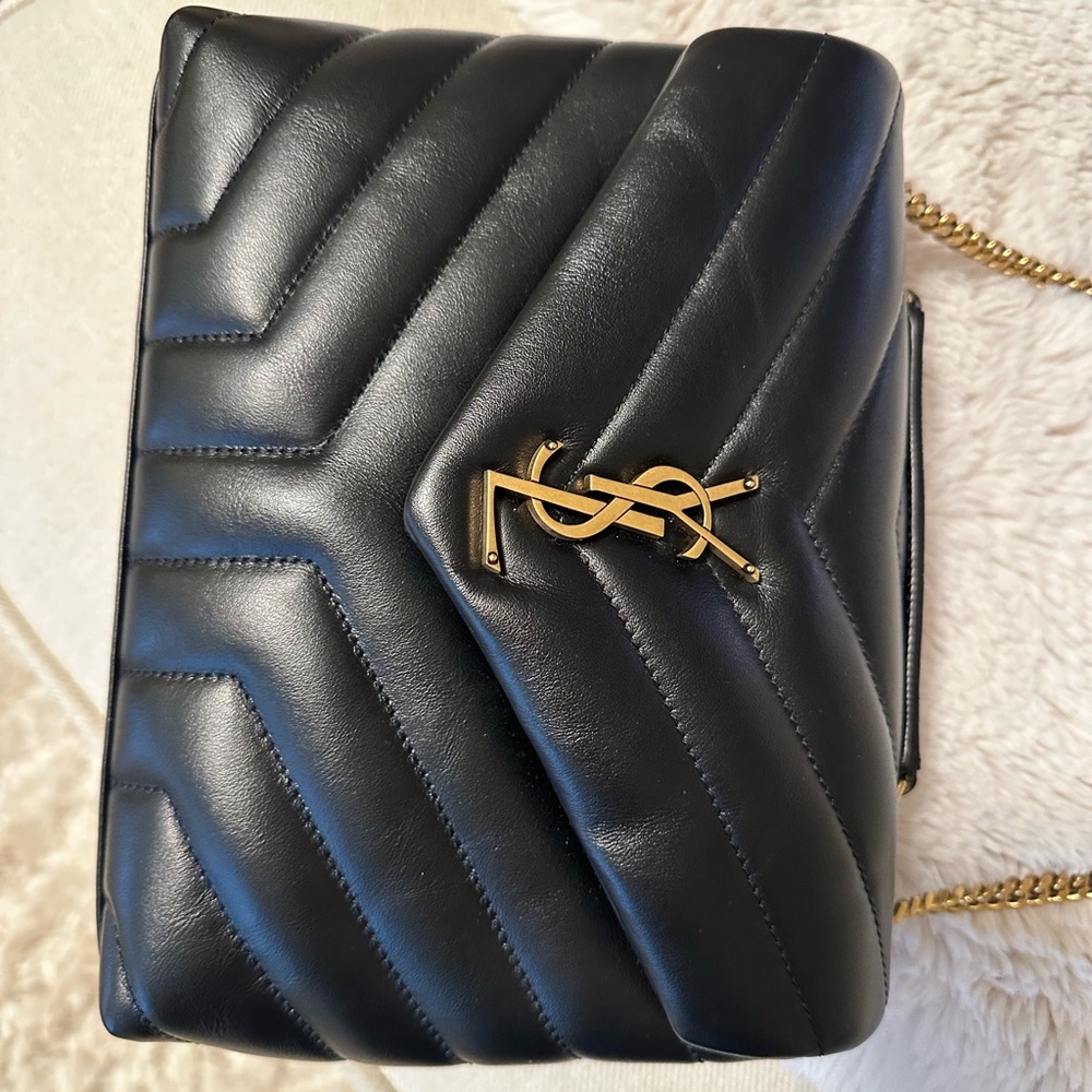 Small Loulou Matelassé Leather Shoulder Bag